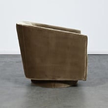 Gabby Velvet Swivel Tub Chair